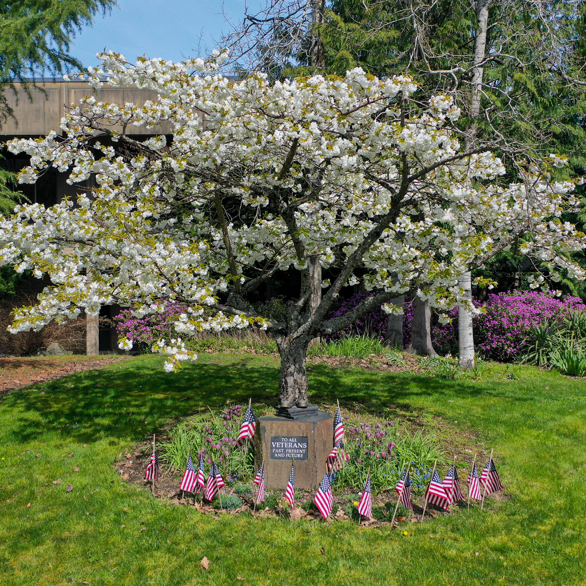 Assembly of the Battlefield Cross and a wreath-laying ceremony at the Boots to Books Monument will be held during the Memorial Day Ceremony at Edmonds College on May 26.